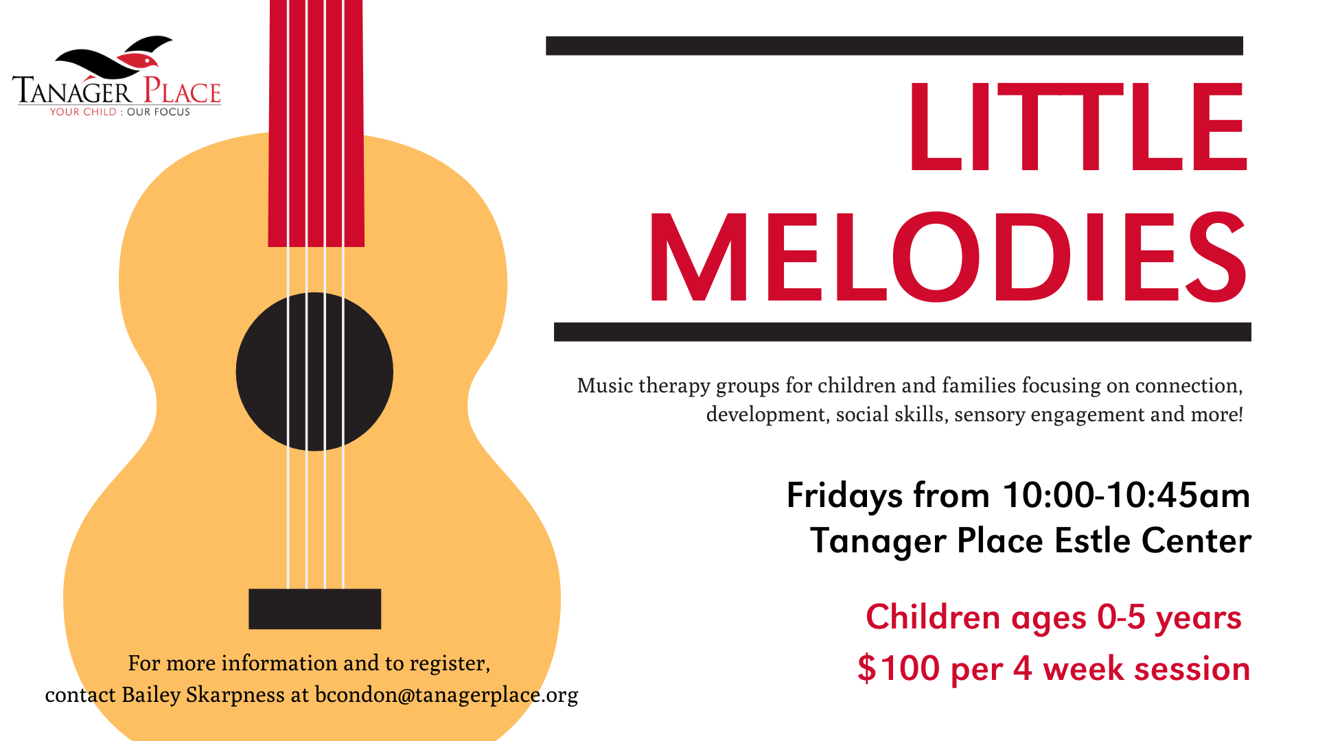 Little Melodies (Ages 0-5) 1 Copy of Little Melodies Flyer