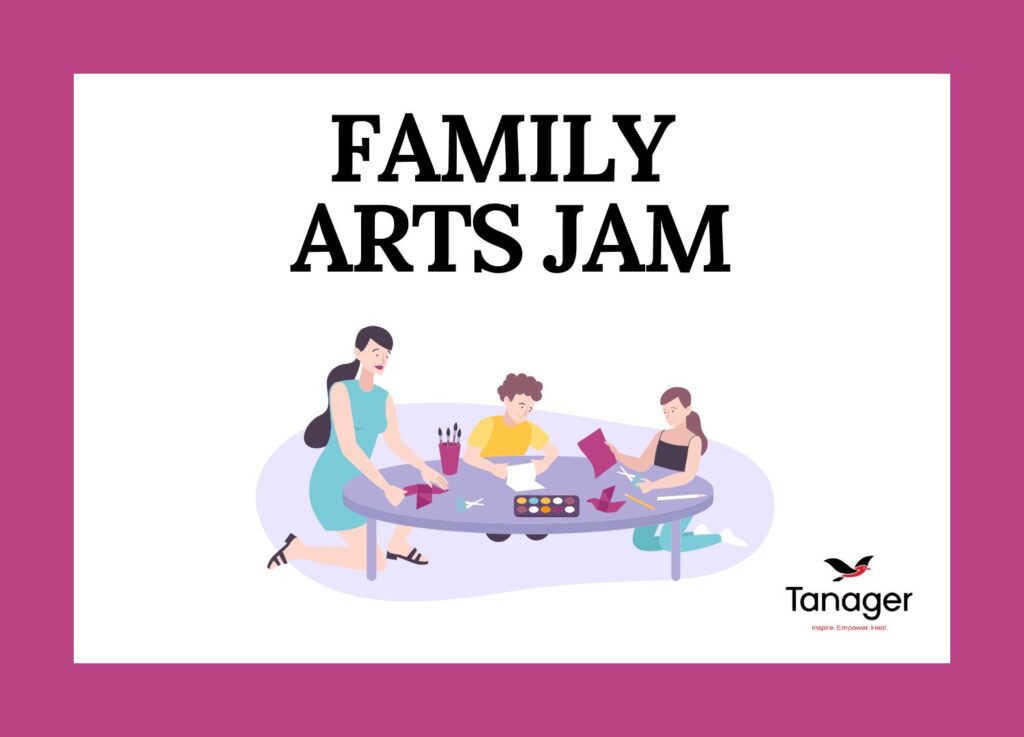 Family Arts Jam Event Graphic