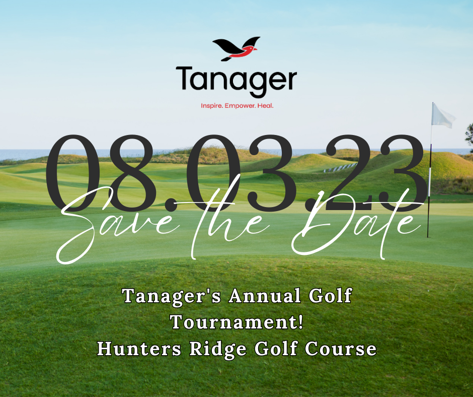 Tanager's Annual Golf Tournament 2023 1 Golf Outing Save the Date