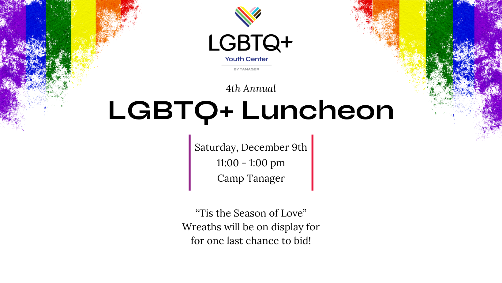 SAVE THE DATE LGBTQ Luncheon Facebook Cover
